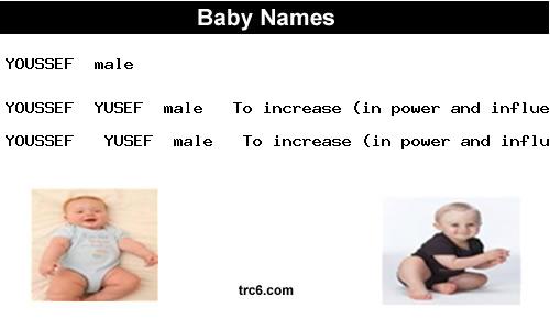 youssef--yusef baby names